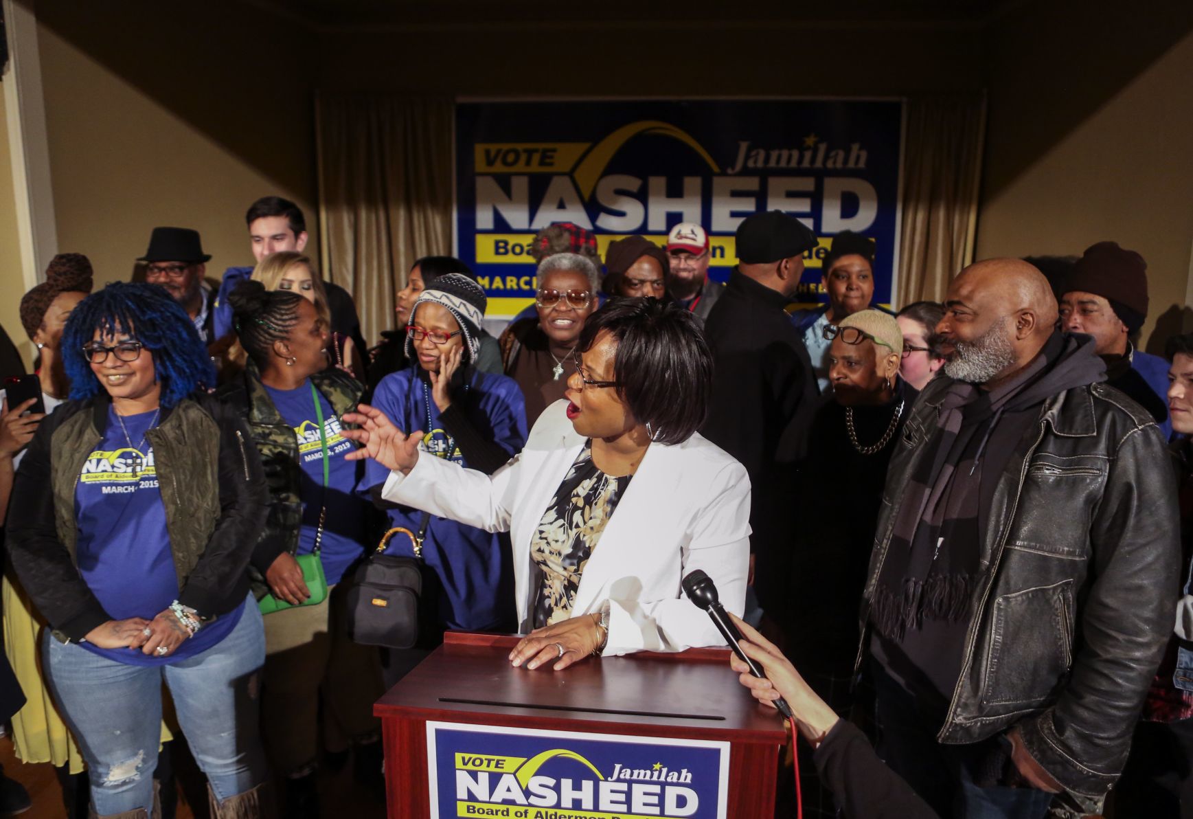 Jamilah Nasheed election night watch party